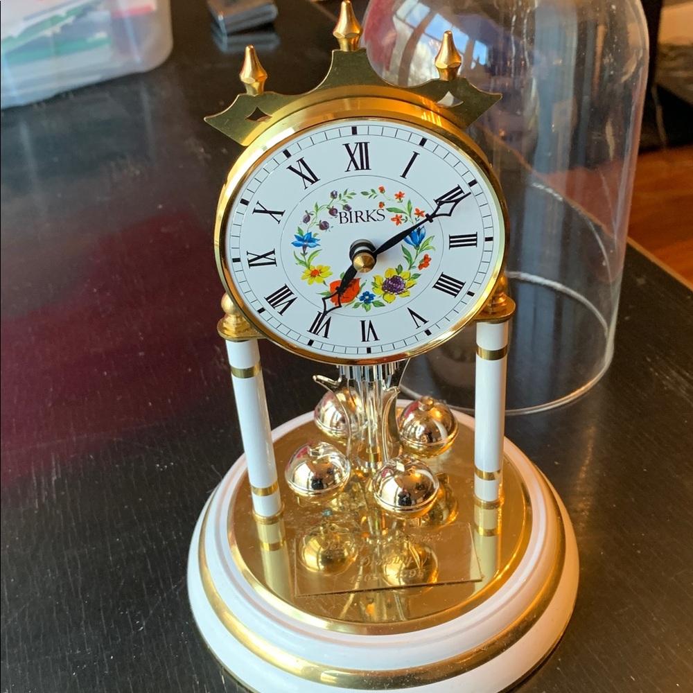 Birks clock with dome Runs, but seems to lose time. From my mother’s estate.